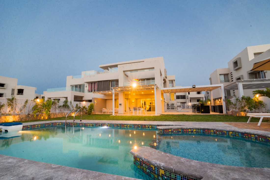 أرقى شاليهات بالساحل الشمالي للإيجار. إقامة فندقية ٥ نجوم وكافة الخدمات.